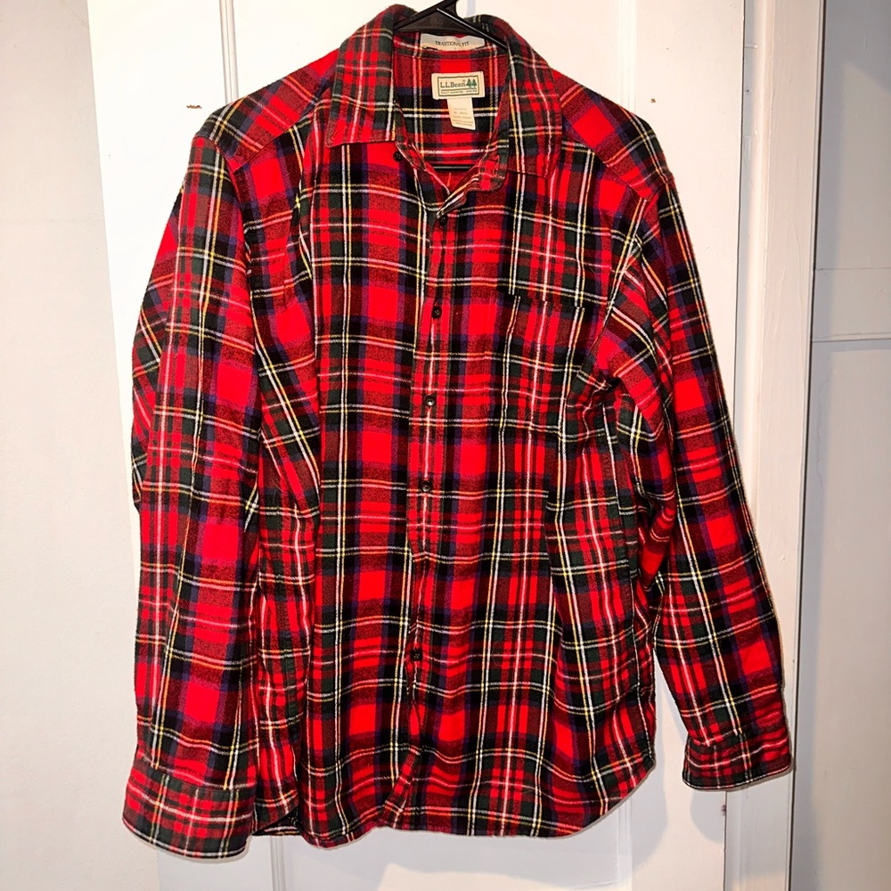 Vintage L.L Bean Plaid Flannel